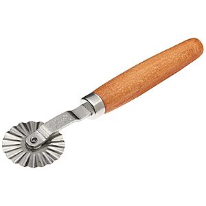 1-3/8" Ateco Fluted Pastry Wheel w/ Stainless Steel Blade & Wood Handle $3.90 + Free Shipping w/ Prime or on $35+