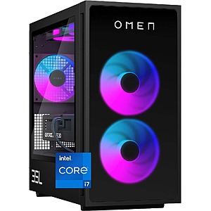 HP OMEN - 35L Gaming Desktop - Intel Core i7-14700F - 16GB DDR5 Memory - NVIDIA GeForce RTX 5070 - 1TB SSD - Shadow Black $1849.99 Bestbuy.com