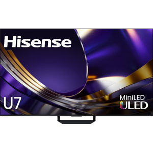 Hisense 65" Class U7 MiniLED QLED UHD 4K HDR Glare-Free Smart Google TV with Gemini (2026) $999.99
