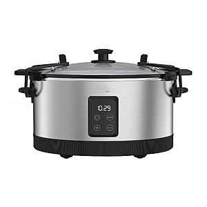 bella PRO - 7-qt. Programmable Slow Cooker with Searing Function - Stainless Steel $34.99 Bestbuy.com