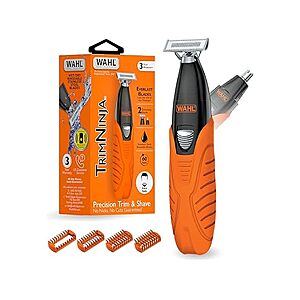 $17.99 | Wahl Men's TrimNinja 2 in 1 Hybrid Electric Shaver & Ear Nose Trimmer at Woot!