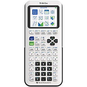 Texas Instruments TI-84 Evo Graphing Calculator w/ Python (White) $77.77 + Free Shipping