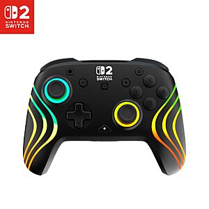 Turtle Beach Afterglow Wave Wireless RGB Game Controller Nintendo Switch 2 (Black) $32.78 + Free Shipping w/ Prime or on orders over $35