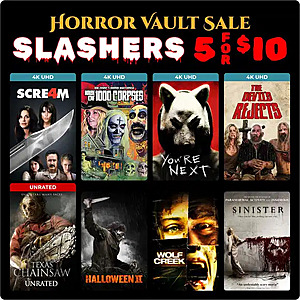 Fanflix: Horror Vault Slashers Sale 5 for $10