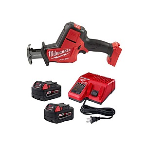 M18 Hackzall Reciprocating Saw 2x 5.0 Battery Starter Kit $199