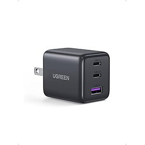 $9.94* | UGREEN 3-Port 30W USB-C/USB-A GaN II Fast Charger Block at Amazon