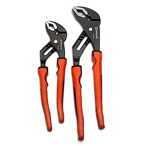 Crescent 2-Piece 10 in. and 12 in. Grip Zone V-Jaw Dual Material Tongue and Groove Plier Set $19.97