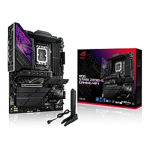 ASUS ROG Strix Z890-E Gaming WiFi Intel® Z890 LGA 1851 ATX Motherboard, Advanced AI PC-Ready, 18+2+1+2 Stages, DDR5, WiFi 7, 7X M.2, Thunderbolt™ 4 $299.99