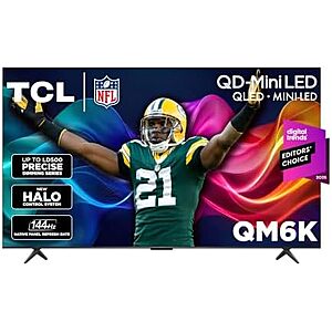 $897.99* | 85" TCL QM6K 4K QD-Mini LED Smart TV at Amazon