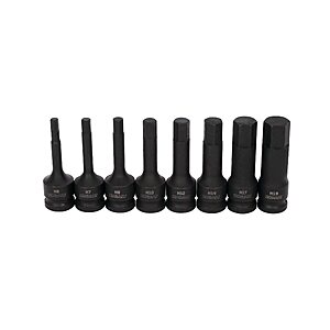 $19.98, Lowe's, Kobalt 8 -Piece Set Hex impact sockets, metric or SAE, Cr-Mo