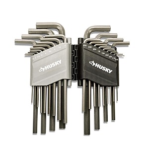 $9.97, FS, Husky SAE/Metric Long Arm Hex Key Set (26-Piece)
