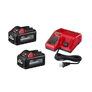 free gift with purchase M18 18-Volt Lithium-Ion High Output Starter Kit with Two 6.0 Ah Battery and Charger