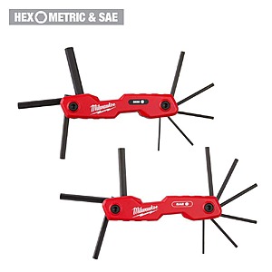 $19.97, FS, Milwaukee 17-Key Folding Hex Key Sets - SAE/Metric