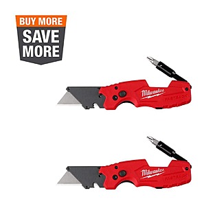 buy more save more , 5+ save 30% FASTBACK 6-in-1 Folding Utility Knives with General Purpose Blade (2-Pack)