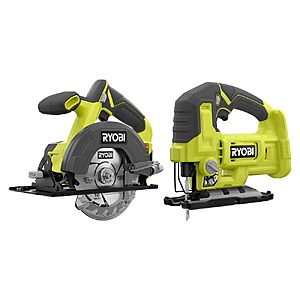 $79.88: ONE+ 18V Cordless 2-Tool Combo Kit with 5-1/2 in. Circular Saw and Jig Saw (Tools Only) at HomeDepot
