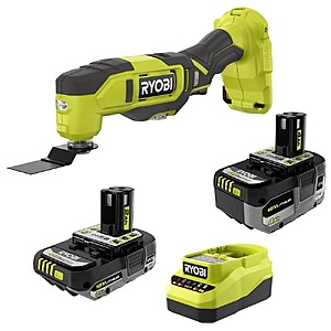 $99: RYOBI ONE+ 18V Kit w/ 4.0 Ah Battery, 2.0 Ah Battery, Charger, & FREE ONE+ Cordless Multi-Tool at HomeDepot