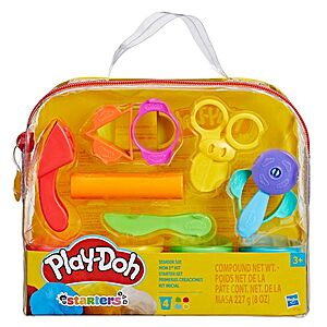 $5.34 Play-Doh Starter Set 9-Piece Kit with Storage Tote & 4 Modeling Compound Cans Target Circle