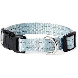 [AC] $2.87 | Amazon Basics Reflective Polyester Dog Collar with Quick-Release Buckle, Adjustable, for Medium Dogs, S at Amazon