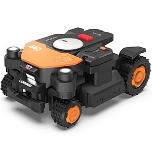 WORX Robot Lawn Mower 4WD for 1 Acre, No Perimeter Wire, WR344 | Landroid Vision Cloud with AI Obstacle Avoidance $2199.99