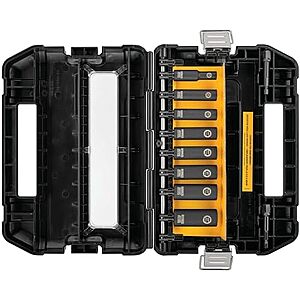 $32.98* | DEWALT Impact Socket Set, SAE, 3/8-Inch, 10-Piece (DW22838) at Amazon