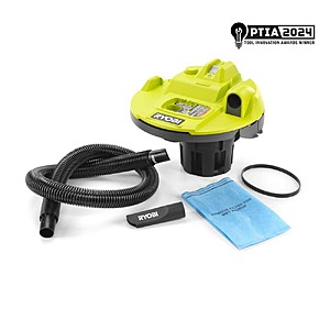 Ryobi ONE+ 18V Cordless 5 Gal. Bucket Top Wet/Dry Vacuum (Tool Only) $39.97