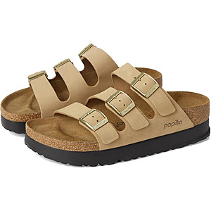 Birkenstock Women's Florida Platform 3-Strap Sandals (Sandcastle) $57.60 + Free Shipping