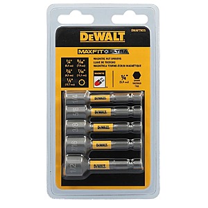Dewalt MAXFIT ULTRA Steel Nut Driving Set (5-Piece) $14.97