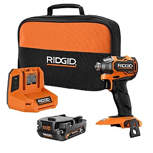 RIDGID 18V NUKE SubCompact Brushless Cordless 1/4 in. Hex Impact Driver Kit with 2Ah MAX Output Battery & Charger $89