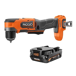 RIDGID 18V SubCompact Brushless Cordless 3/8 in. Right Angle Drill w/ 18V 2.0 Ah MAX Output Lithium-Ion Battery $139