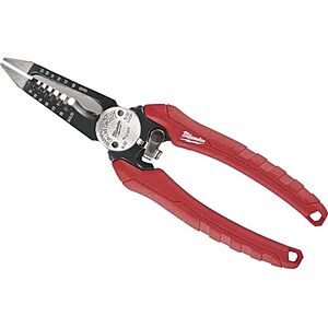 $14.97* | 7.75" Milwaukee Combination Electricians 6-in-1 Wire Strippers Pliers at Amazon