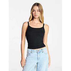 No Boundaries Ribbed Cami Top, 5-Pack, Women's XXS-XXL $8.98
