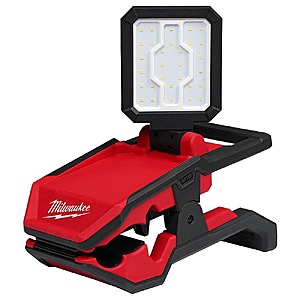 $79: Milwaukee M18 18-Volt 2000 Lumens Lithium-Ion Cordless Rover LED Clamping Flood Light (Tool Only) at HomeDepot