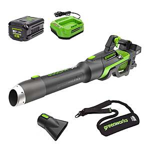 Greenworks 80V 800CFM Brushless Leaf Blower with 4Ah Battery & Charger $229.99 with Free Shipping Costco