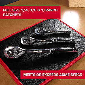 Hyper Tough 262-Piece Mechanics Tool Set, SAE and Metric $98
