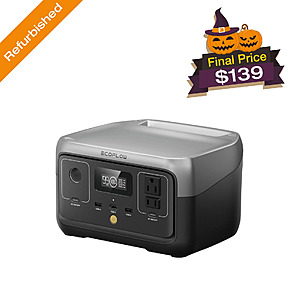 Refurb: EcoFlow RIVER 2 Portable Power Station 256Wh Generator LFP Certified - $139 + FS