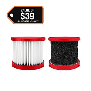 $19.97: Milwaukee M18/M12 HEPA Wet/Dry Vacuum Filter (2-Pack) at HomeDepot