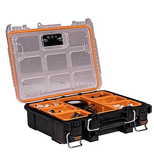 RIDGID Pro Gear System Gen 2.0 Heavy Duty Impact Resistant Multi-section Tool and Small Parts Organizer With Transparent Lid $19.98