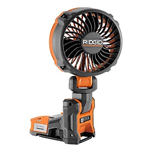 RIDGID 18V Brushless Cordless Magnetic Clamp Fan (Tool Only) $39.97