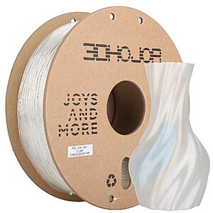1KG 3DHoJor 1.75mm TPU 95A 3D Printer Filament (Clear) $13.99 + Free Shipping w/ Prime or on $35+
