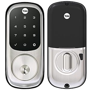 Yale Assure Lock Touchscreen Deadbolt with Z-Wave Satin Nickel $120.15