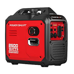 PowerSmart 2500W Portable Inverter Gas Generator Super Quiet Low Oil Shutdown Low Noise for Camping - $309 + Free S/H