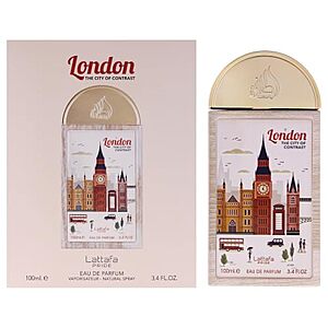 $28.87* | Lattafa Pride London The City of Contrast 100ml EDP Spray at Amazon