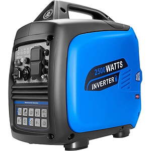 Efurden 2500-Watt Portable Inverter Generator Gas Powered, EPA Compliant, Parallel Capability, CO Shutdown, Low Noise for Camping and Home Use,Blue $270 + FS