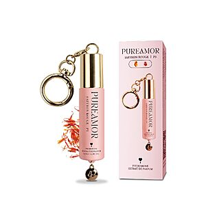 PureAmor Saffron Rouge Roll-On Keychain Perfume Oil, Alcohol Free, 30% Concentration, 6ml - $4.95 AC