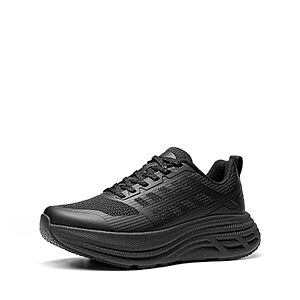NORTIV 8 Women's Slip-Resistant Lace-Up Work Shoes (All Black or Black/White) $35.99 + Free Shipping