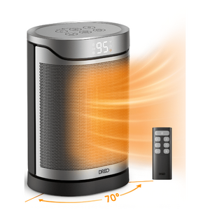 DREO 1500W Portable PTC Ceramic Space Heater w/ Oscillation, Thermostat & Remote (DR-HSH018, Black) $42.74 + Free Shipping w/ Walmart+ or on $35+