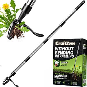 Amazon – CRAFTZONE Stand-Up 5-Claw Weed Puller - $10.50 w/ Code