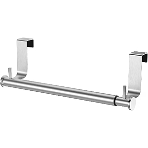 VEHHE Over Cabinet Towel Holder, Expandable Kitchen Dish Towel Rack - $8.89