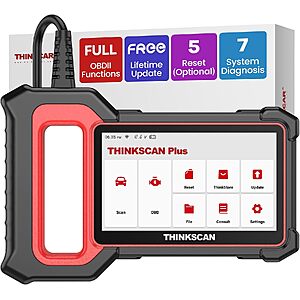 Amazon – THINKCAR ThinkScan Plus S7 OBD2 Diagnostic Scanner - $139.99 w/ Code