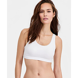 Charter Club Women's Adjustable Jersey Bralette (Various Colors, Sizes: S-XXL) $9.28 + Free Store Pickup at Macy's or Free Shipping on $39+